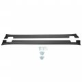 Hecasa Side Skirts Compatible With 2016-2021 Tesla Model X Trim Rocker Panels Extension Carbon Fiber Printing Plastic