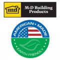 M-d Building Products 78030 Fluted 3 4-inch By 36-inch Vinyl Tile Edging Silver 