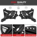 Sautvs Front Lower Accent Panel Kit For Slingshot 2020-2023 Drl Decorative Plate Daytime Running Lights Trim Upgrade Polaris S
