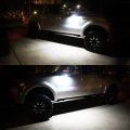 Side Mirror Puddle Light Led Lamp For Ford F150 Explorer Edge Expedition Flex Fusion Taurus X 6000k White 2-pieces 