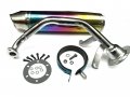 Usonline911 Performance Exhaust System Muffler For Gy6 139qmb Qmb139 1p39qmb 4 Stroke 150cc Scooters Rainbow
