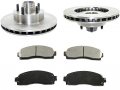 Marketplace Auto Parts Front Ceramic Disc Brake Pad And Rotor Kit Compatible With 2003-2011 Ford Ranger Rwd 