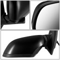 Ni1320231 Factory Style Driver Left Side Mirror Manual Folding Power Adjust Heated Glass Compatible With Leaf 11-12 Paint To