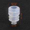 Uxcell Suction Cups 5mm Diameter X M5 Joint Silicone Vacuum Industrial Pneumatic Cup