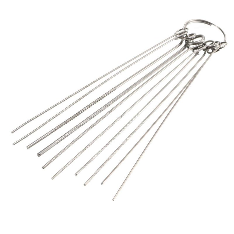 Welding Tip Cleaner Nozzle Gas Brazing Cutting Torch Needle Set Of 2