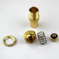 Szzijia 4 Pcs Tire Deflator Deflators Valve Stem Kit Adjustable Universal Brass