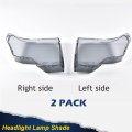 Smoky Headlight Lens Cover Ford F150 2009 2014 For Halogen Headlights Polypropylene Plastic Protective Covers 2 Piece Set