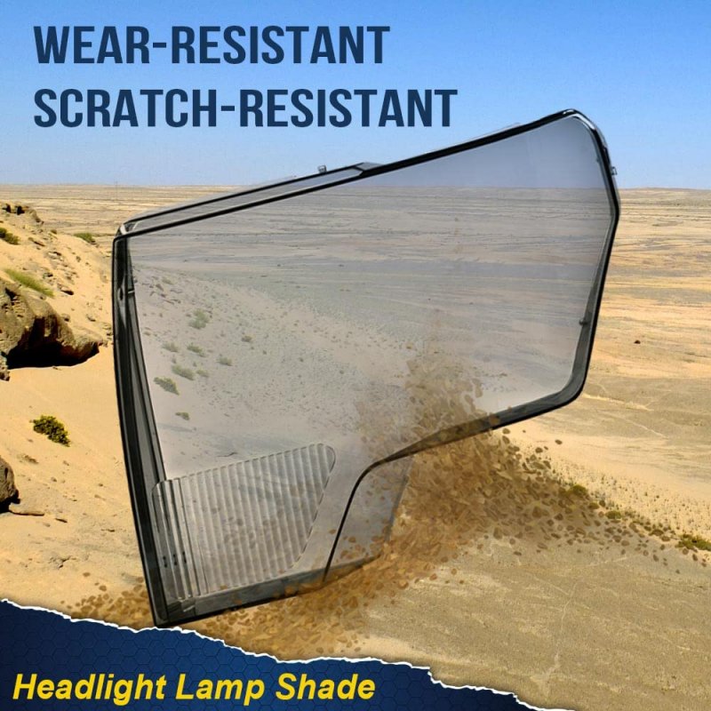 Smoky Headlight Lens Cover Ford F150 2009 2014 For Halogen Headlights Polypropylene Plastic Protective Covers 2 Piece Set