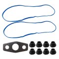 Premium Valve Cover Gasket Set For 4 8l 5 3l 6 0l 2l Chevy Silverado Suburban Tahoe Trailblazer Sierra Yukon Envoy Cadillac 