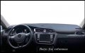 Kaitian Leather Dash Coverboard Mat Carpet Non-slip For Toyota Corolla Cross 2021 2022 2023 Dash