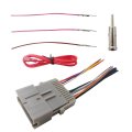 Car Radio Wiring Harness W Antenna Adapter Fit For Chevrolet Colorado 2008-2012 Corvette 2005-2013 New Version 