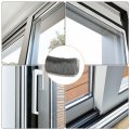 Uxcell Self Adhesive Brush Seal Weather Stripping 9 16 X 3 8 49ft Door Strip For Sliding Sash Window Wardrobe Gray