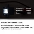 G-plus Led License Plate Lights Lamp Assembly Compatible With 1997-2011 Dodge Dakota 2006-2009 Mitsubishi Raider 55055292