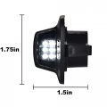G-plus Led License Plate Lights Lamp Assembly Compatible With 1997-2011 Dodge Dakota 2006-2009 Mitsubishi Raider 55055292