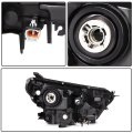 Headlight Assembly Left Replacement For 2016-2018 Toyota Rav4 Black Housing Amber Reflector Bulbs Not Included 81170-0r080