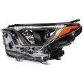 Headlight Assembly Left Replacement For 2016-2018 Toyota Rav4 Black Housing Amber Reflector Bulbs Not Included 81170-0r080