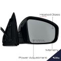 Spieg In1321134 Passenger Side Mirror For 2014-2015 Infiniti Qx60 Right View Assembly With Power Adjustment Heated Glass Memory