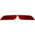 Rear Reflector Pair For Subaru Crosstrek Xv 2013 2014 2015 2016 2017 Driver And Passenger Side Led Fits Su1184100 Su1185100 