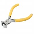 Uxcell Pvc Coated Handgrip Wire Cutter End Cutting Pliers 4 1 Yellow