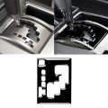 Piano Black Interior Gear Shift Panel Cover Trim For Toyota 4runner 2010 2020 Soft Plastic Center Console Decorative Accessory