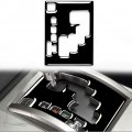 Piano Black Interior Gear Shift Panel Cover Trim For Toyota 4runner 2010 2020 Soft Plastic Center Console Decorative Accessory