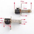 Nw 5pcs 3v-6v Dc 2 Phase 4 Wire Micro Stepper Motor With Screw Slip Vane Stepping