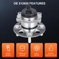Ocpty 1pc Premium 2655 Wheel Bearing And Hub Assembly For Hyundai Accent Limited 2021-2022 L4 1 6l Rear Se 1 Left Or Right