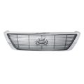Carpartsdepot Chrome Front Grille Grill Painted Silver Gray Insert New Replacement Parts 400-441525 To1200201 53100ac010 