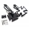 Httmt Black Custom Led Turn Siganl Integrated Mirror Compatible With H-d Electra Sportster