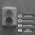 Bell Pcp47550gy Weatherproof Nonmetallic Closure Plug Assortment 1 2 In And Two 3 4 4-pack Gray