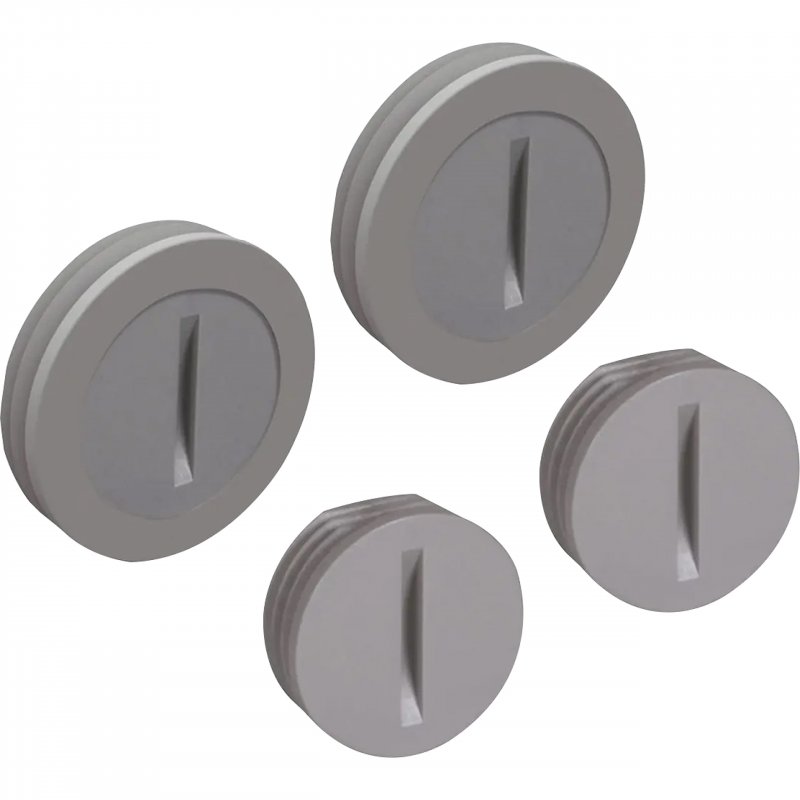 Bell Pcp47550gy Weatherproof Nonmetallic Closure Plug Assortment 1 2 In And Two 3 4 4-pack Gray