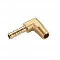 Uxcell Brass Barb Hose Fitting 90 Degree Elbow 6mm Barbed To 1 8 Pt Male Pipe Adapter Connector 2pcs