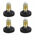 M8 Furniture Leveler Threaded Insert Nut Kit 29x34mm Adjustable Leveling Legs For Tables Chairs Cabinets 4 Sets 