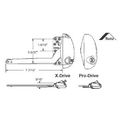 Stb Single Arm Operator Right Hand Roto Pro-drive Almond 7-1 2 