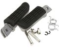 Motorcycle Foot Pegs Footrest Pair For Yamaha Fjr 1300 Fz6 Fz400 Fz1 Xj6 Xjr Black Steel And Rubber Left Right 