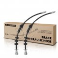 A-premium Front Driver And Passenger Brake Hydraulic Hoses Compatible With Select Jeep Models Cherokee 2014 2015 2016 2017 2018
