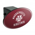 Graphics More University Of Massachusetts Minutemen Logo Oval Tow Hitch Cover Trailer Plug Insert 2