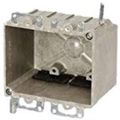 9312-ewk Old Work Outlet Box 2 Gang Thermoset Fiberglass Electrical With Speed K Clamp Cable Entry And Wing Bracket Mounting 28 