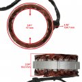 Caltric Stator Compatible With Honda Oem 31120-425-005 31120-425-871 31120-425-852 31120-461-415