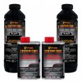 Custom Coat Black 2 Quart 1 Gallon Urethane Spray-on Truck Bed Liner Kit Easy 3 To Mix Ratio Just Shake And Shoot Durable 