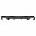 Hecasa Rear Diffuser For 2014-2017 Infiniti Q50 Bumper Lip Spoiler Splitter Carbon Fiber Color Plastic