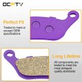 Ocpty Carbon Fiber Brake Pads Fit For 2008 09 10 2011 Heritage Softail Classic Flstc 2009 Night Train Fxstb Front And Rear