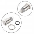 Uxcell Momentary Metal Push Button Switch High Head 16mm Mounting 2nc 2no 2com Ac 250v 3a