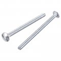 1 4-20x5 Carriage Bolt Round Head Square Neck Q235 Carbon Steel 25pcs 