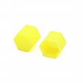 Uxcell 20pcs 19mm Yellow Luminous Car Wheel Lug Nut Bolt Hub Screw Cover Protective Cap