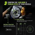 Customadeonly 50mm 2 Inch Wheel Spacers 5x4 75 5x120 Compatible For Older Chevy Buick 2pcs 70 6mm Center Bore 7 16 Thread Pitch
