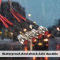 4 Pcs 12v Led Pilot Light 8mm Indicator Lamp Car Van Boat Dash Bulbs Directional Red
