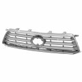 To1200308 Factory Style Front Bumper Grill Grille Assembly For Toyota Highlander Sport 2008-2010 Chrome Silver Gray 