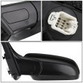 Ho1320152 Factory Style Driver Left Side Mirror Manual Folding Power Adjust Compatible With Honda Accord 03-07 Paint To Match