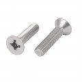 Uxcell M8x35mm 316 Stainless Steel Flat Head Phillips Machine Screws Fasteners 5 Pcs